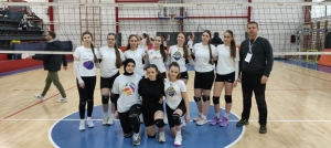 Zlatne odbojkašice naše škole - prvo mjesto na kantonalnom takmičenju